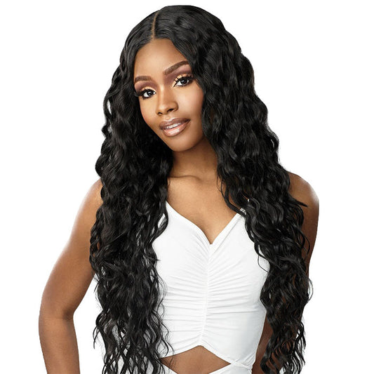 Sensationnel Butta Human Hair Blend HD Front Lace Wig - LOOSE CURLY 32