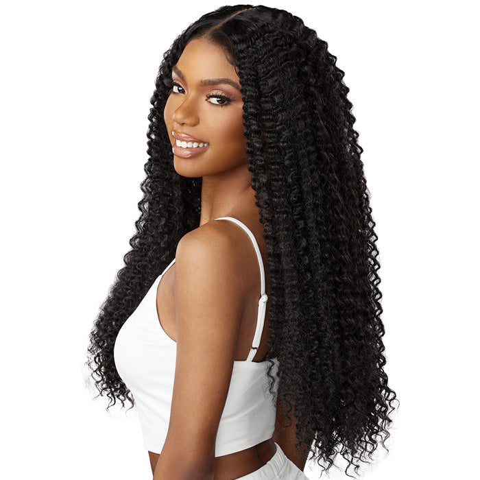 Sensationnel Butta Lace Wet and Wavy Glueless Human Hair Blend HD Lace Front Wig - W&W WATER WAVE 26
