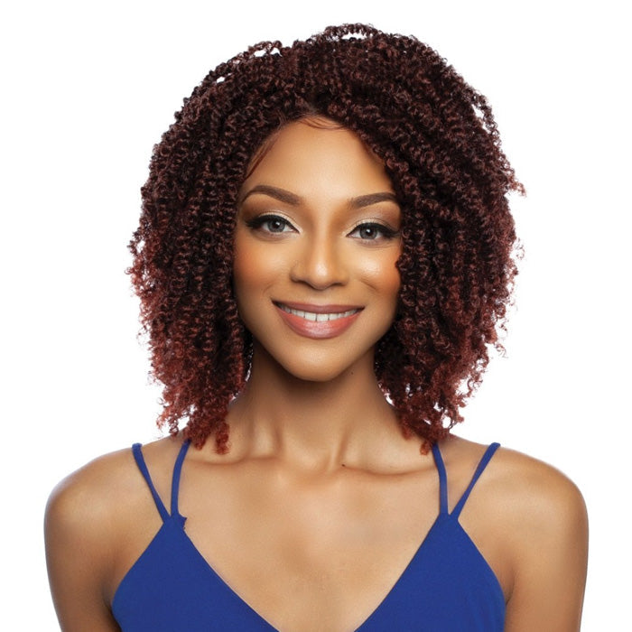 Mane Concept Inspire Synthetic Braid 4x4 HD Lace Front Wig - RCHB202 BAHAMAS TWIST 14"