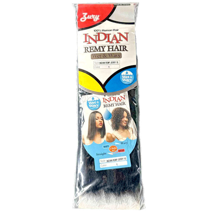 Zury Sis Indian Remy Wet & Wavy 100% Human Hair Weave - JERRY 10"