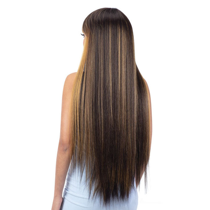 Mayde Beauty Candy Curtain Bang Synthetic Full Wig - ERIN