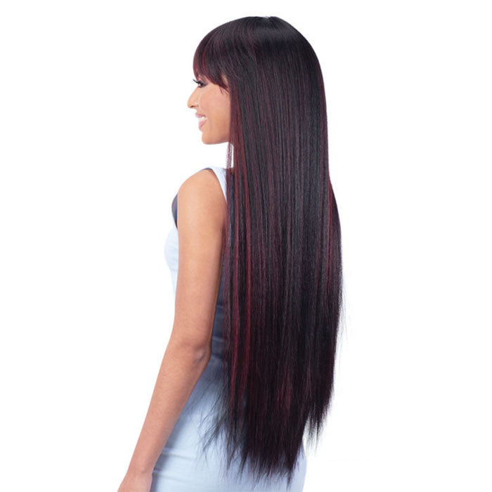 Mayde Beauty Candy Curtain Bang Synthetic Full Wig - ERIN