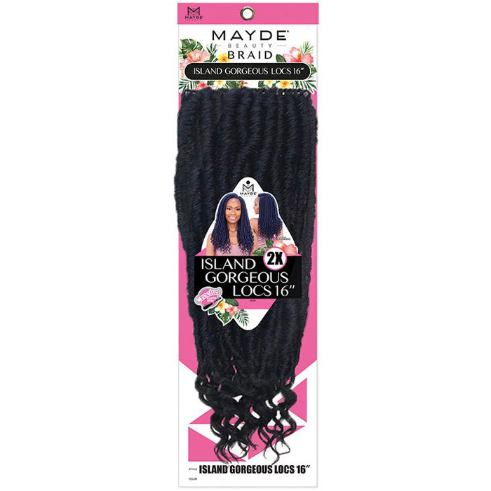 Mayde Beauty Crochet Braid - 2X ISLAND GODDESS LOCS 16"