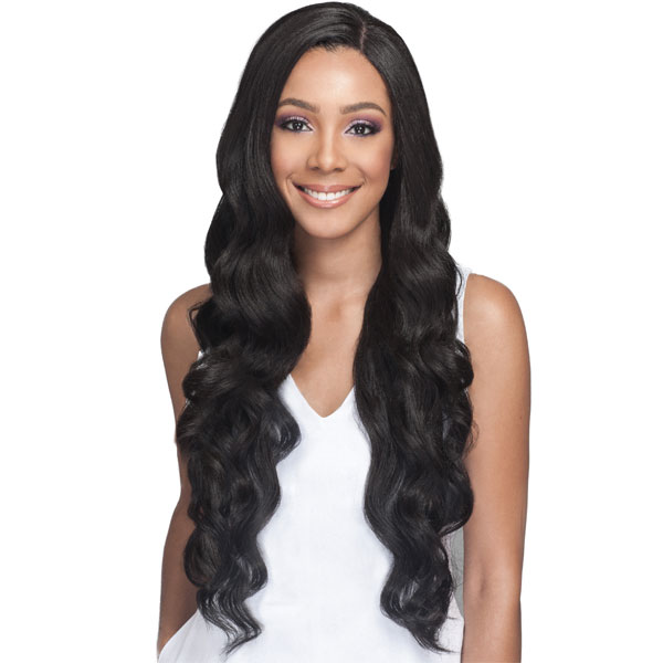Bobbi Boss Human Hair Blend 4x4 Swiss Lace Front Wig MBLF150 PEKELA