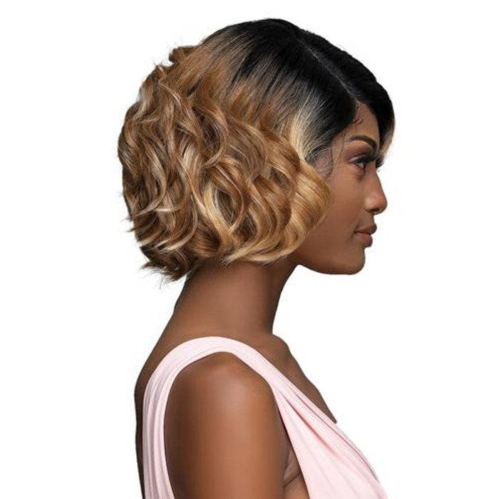 Janet Collection Melt Swiss Lace Extended Part HD Lace Front Wig - RAVEN