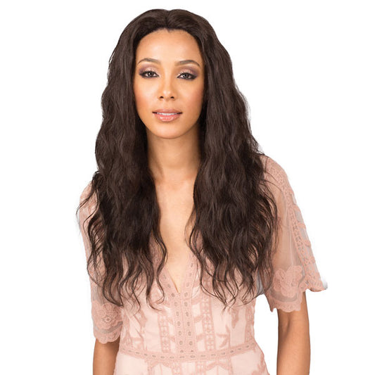 Bobbi Boss 5"x3" Hand-Tied Swiss Lace Front Human Hair Wig MHLF306 MELANIA