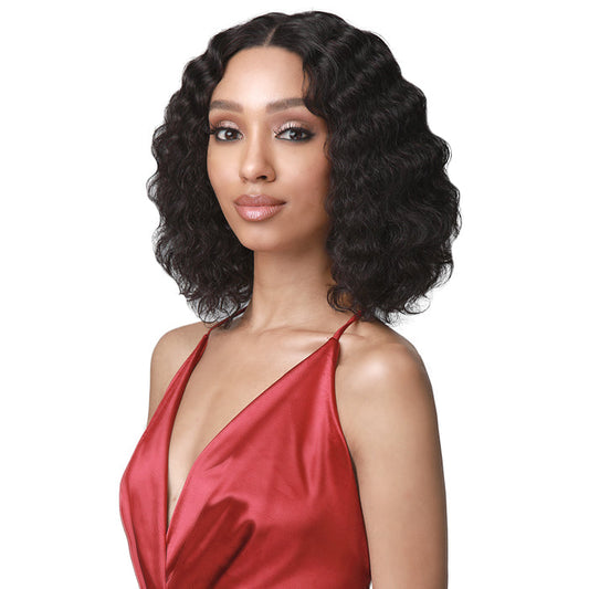 Bobbi Boss 100% Unprocessed Human Hair Bundle Hair Wig 5" HD Deep Part Lace Wig - MHLF437 EDITH