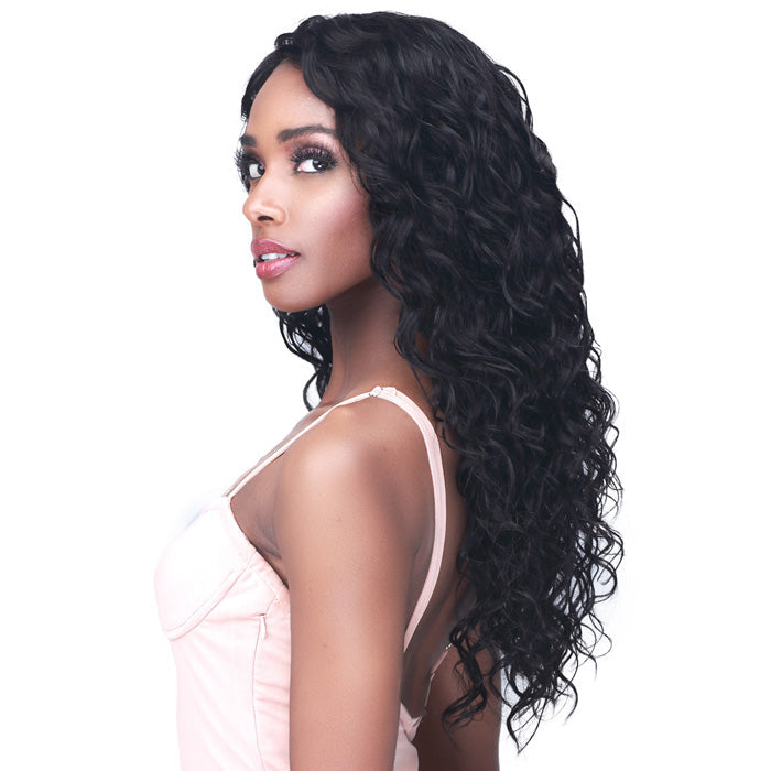 Bobbi Boss 100% Human Hair Deep Lace Wig - MHLF594 SPAN WAVE 22
