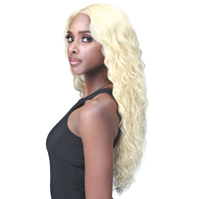 Bobbi Boss 100% Premium Remy Hair 13X4 HD Lace Wig - MHLF917 WATER WAVE 24