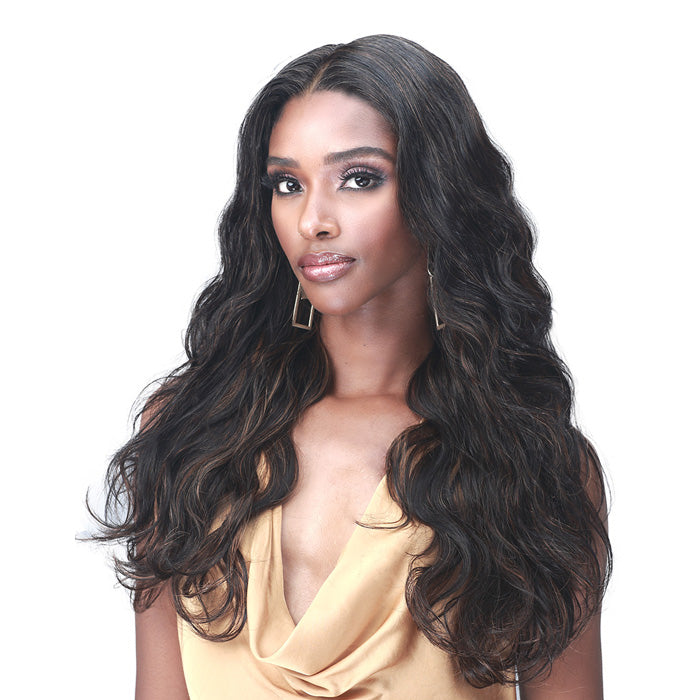 Bobbi Boss 100% Premium Remy Hair 13X4 HD Lace Wig - MHLF921 NATURAL WAVE 24