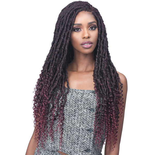 Bobbi Boss Faux Loc Curly Lace Front Wig MLF519 ZALA