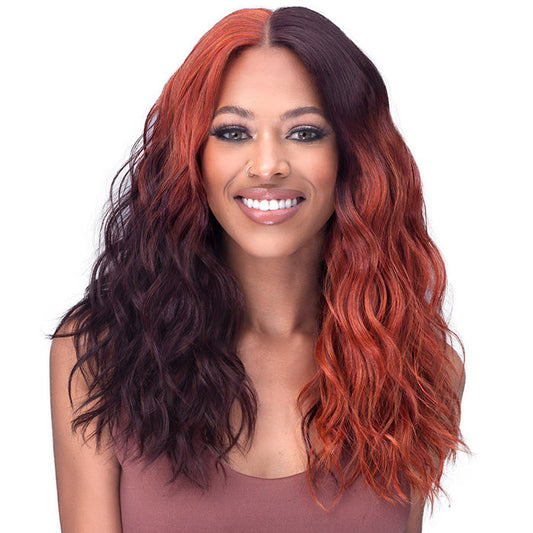 Bobbi Boss Glueless 13x6 Free-Parting HD Lace Front Wig - MLF661 POLARIS - Free-Fleep Color