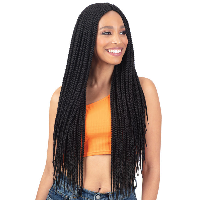 Model Model Klio HD Braided Lace Front Wig - LONG BOX BRAIDS