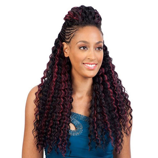 Model Model Glance Crochet Braid - BAHAMA CURL 20"