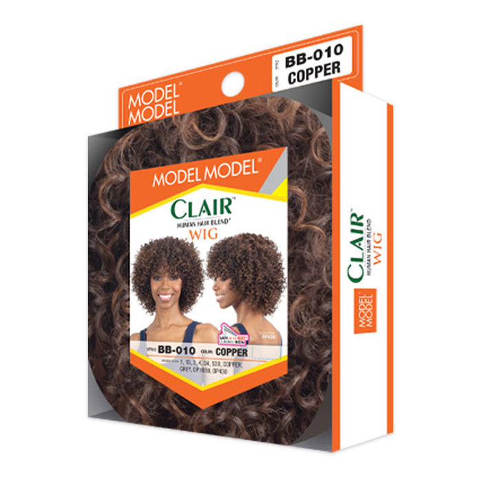 Model Model Clair Human Hair Blend Full Wig - BB-010