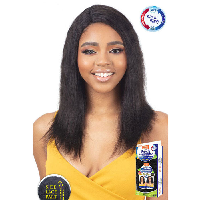 ModelModel 100% Human Hair Wet&Wavy Lace Part Wig - Deep Wave 20