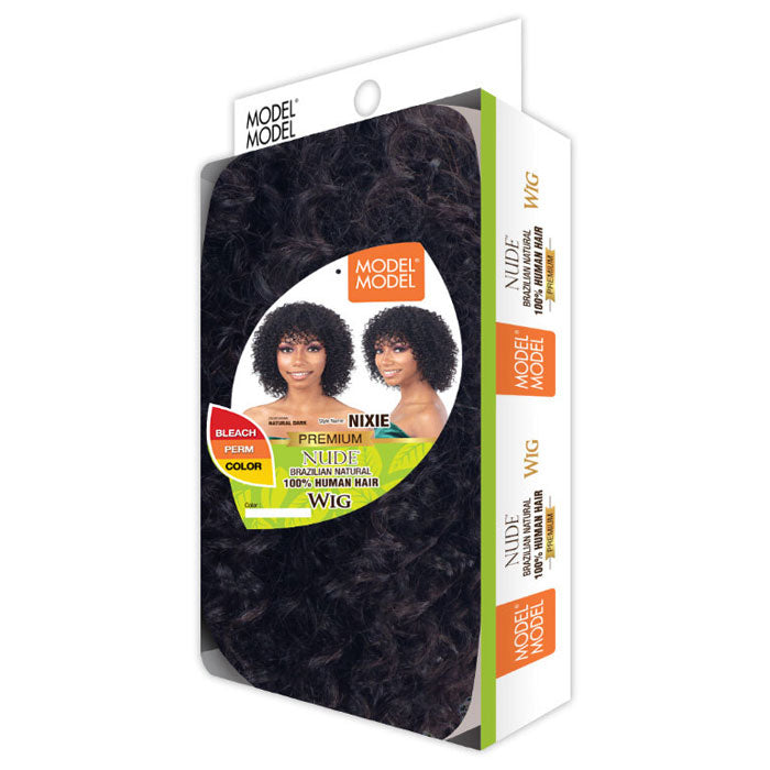 Model Model Nude 100% Human Hair Premium Full Wig - NIXIE