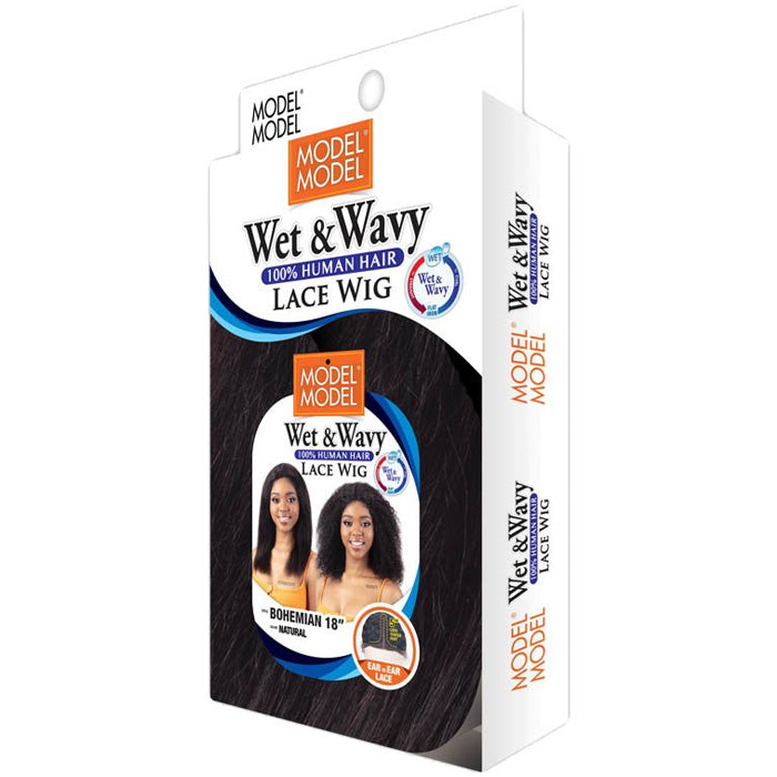 ModelModel Haute 100% Virgin Human Hair Wet & Wavy HD Lace Front Wig - BOHEMIAN 18
