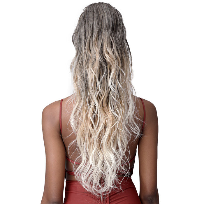 Bobbi Boss Human Hair Blend Tress Up Ponytail Loose Wave 28"