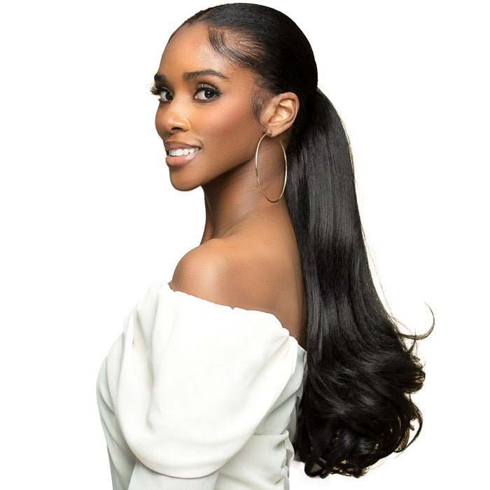 Bobbi Boss Miss Origin Tressup Human Hair Blend Drawstring Ponytail - KINKY BLOW OUT 20