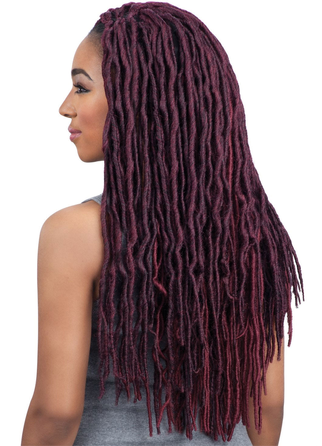 Model Model Glance Braid 2X Lite SOFT WAVY FAUX LOC 18 Inch