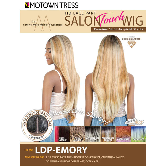 Motown Tress Salon Touch HD Lace Part Wig - LDP-EMORY