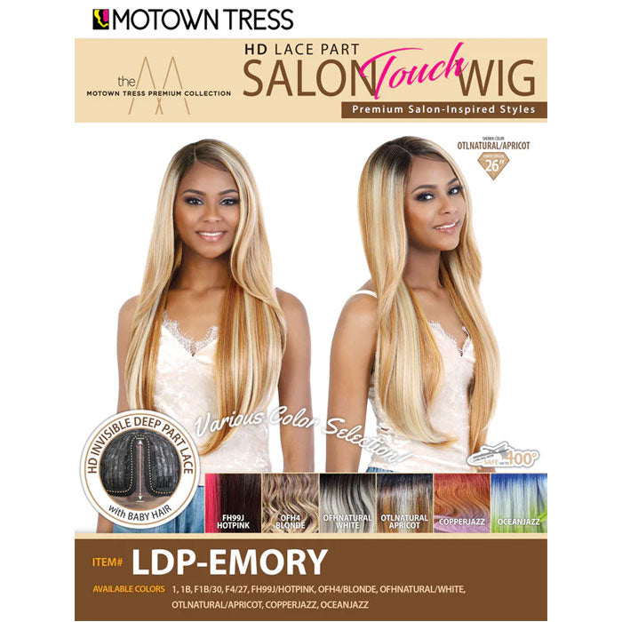 Motown Tress Salon Touch HD Lace Part Wig - LDP-EMORY