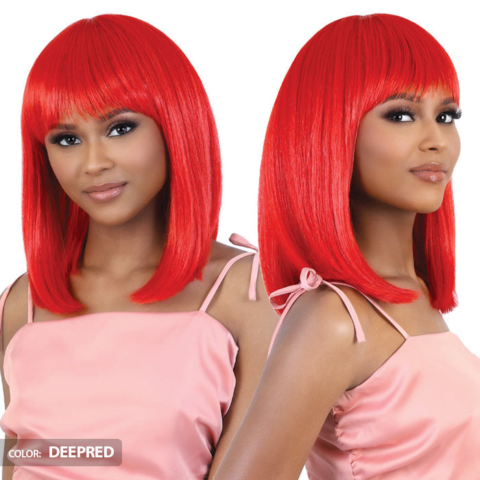 Motown Tress Day Glow Wig Glueless Crown Lace Part Wig - CL.BOBBI