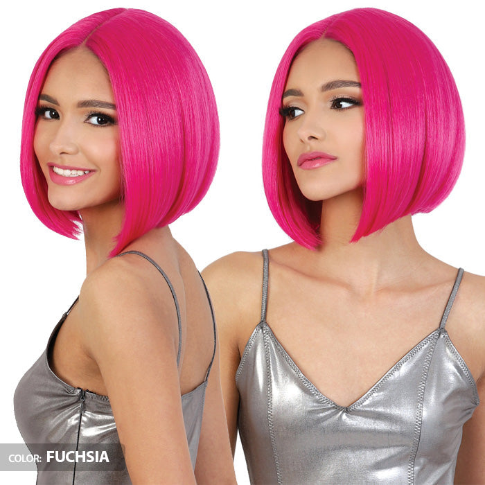 Motown Tress Glam Touch Lace Glueless Human Hair Blend HD Deep Part Lace Front Wig - HBL GISEL