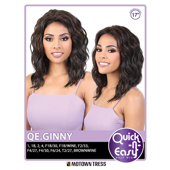 Motown Tress Quick N Easy Half Wig - QE.GINNY