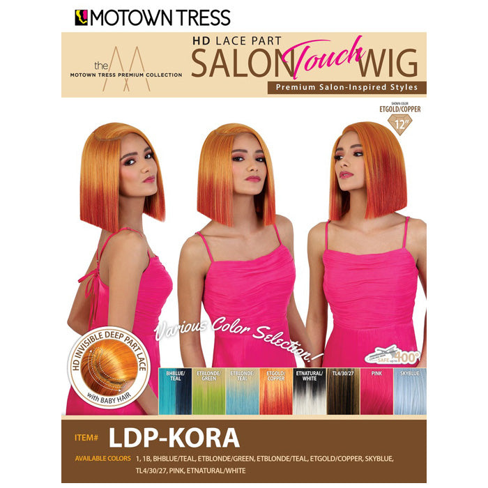 Motown Tress Salon Touch Wig HD Deep Curve Lace Part Wig - LDP-KORA
