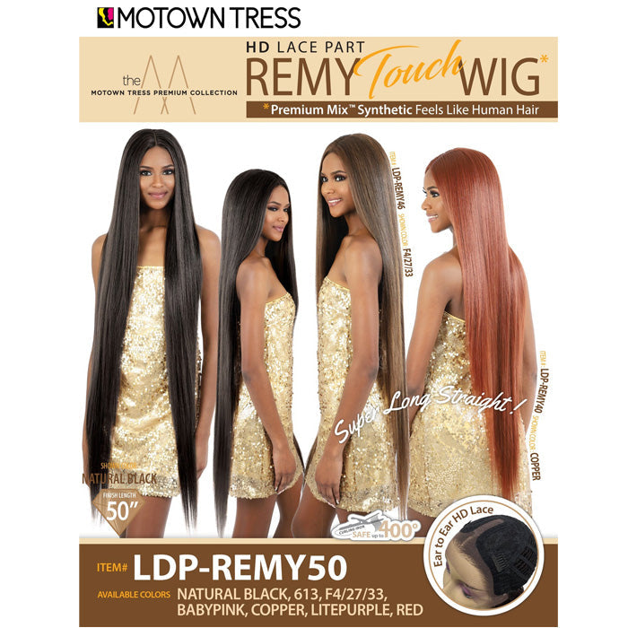 Motown Tress Remy Touch Wig HD Lace Deep Part Wig - LDP-REMY 50"