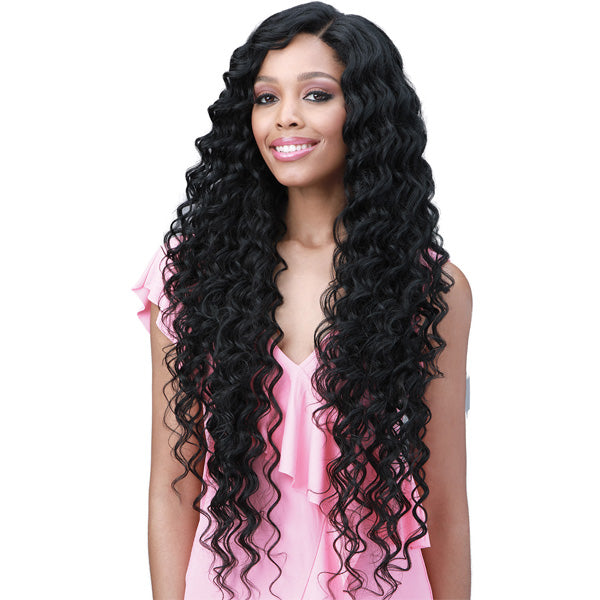Bobbi Boss Miss Origin Human Hair Blend 13x6 Swiss Lace Front Wig MOGLWOC32 OCEAN WAVE 32