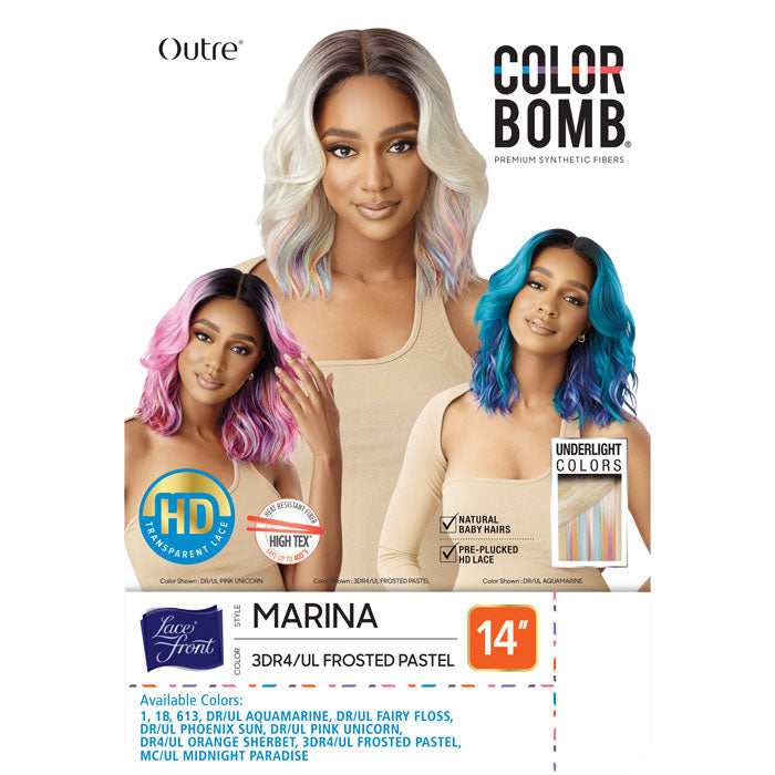 Outre Color Bomb HD Lace Front Wig - MARINA