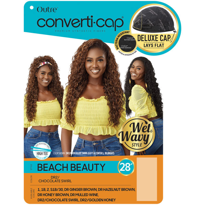 Outre Converti Cap Wet & Wavy Style Half Wig - BEACH BEAUTY