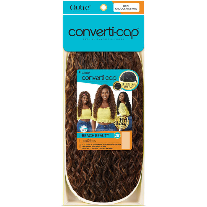 Outre Converti Cap Wet & Wavy Style Half Wig - BEACH BEAUTY
