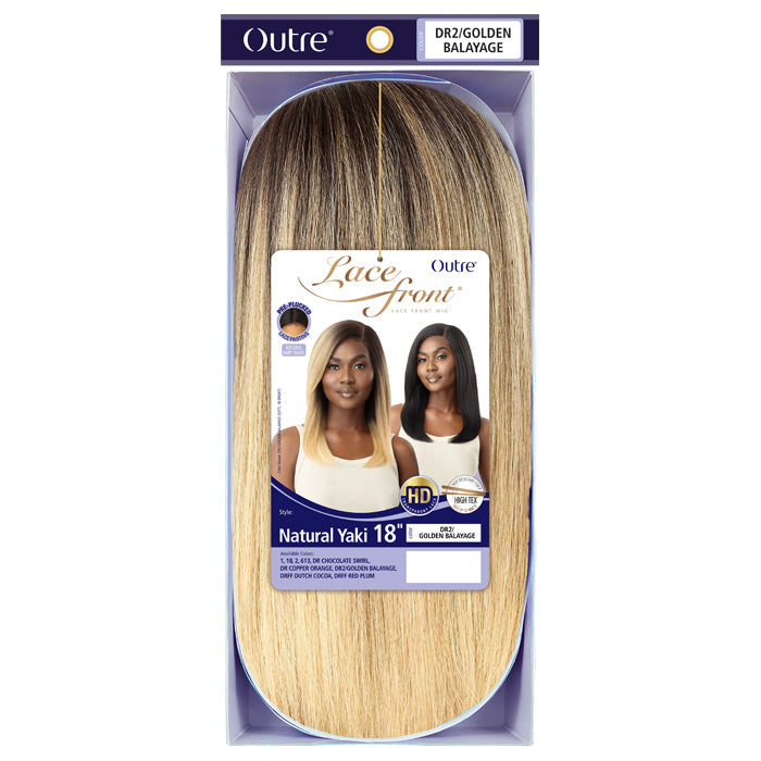 Outre HD Transparent Lace Front Wig - NATURAL YAKI 18