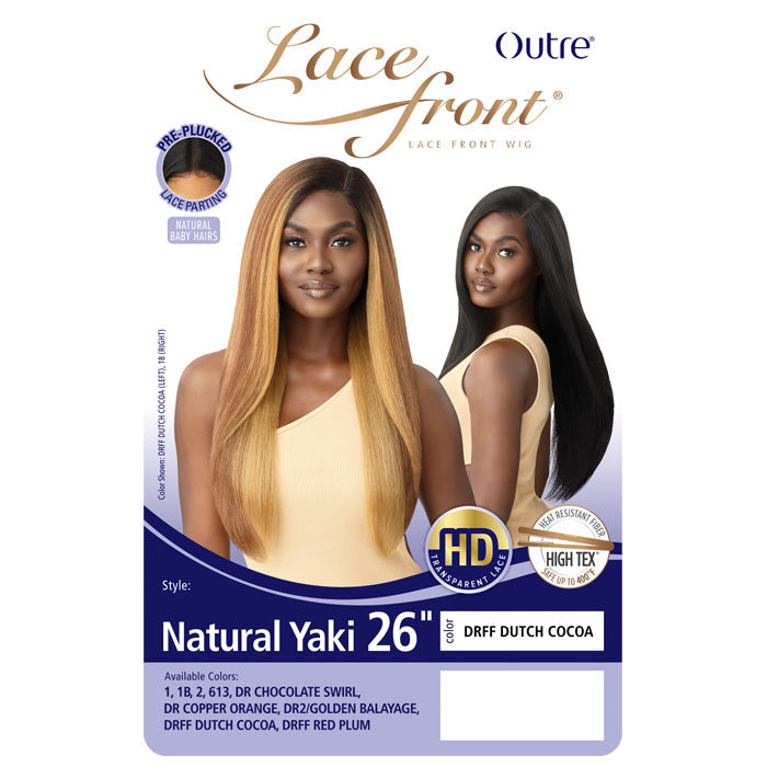 Outre HD Transparent Lace Front Wig - NATURAL YAKI 26