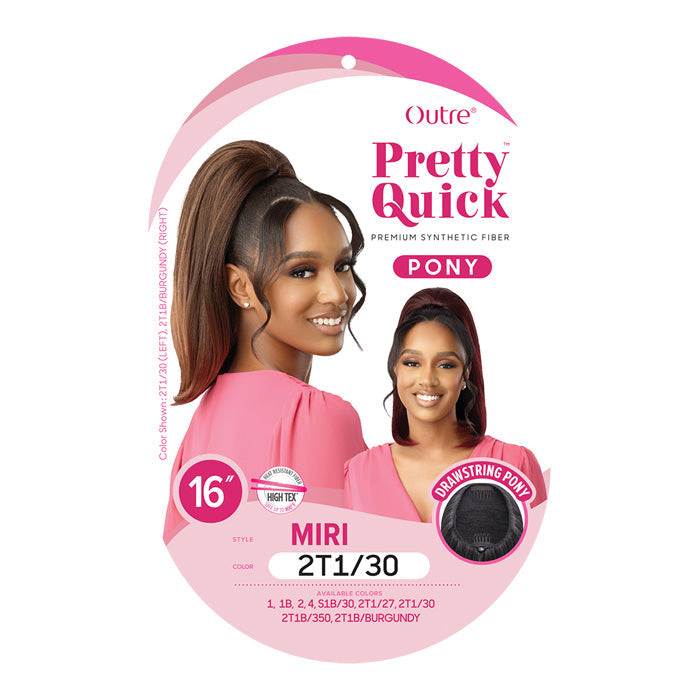 Outre Pretty Quick Pony Drawstring Ponytail - MIRI