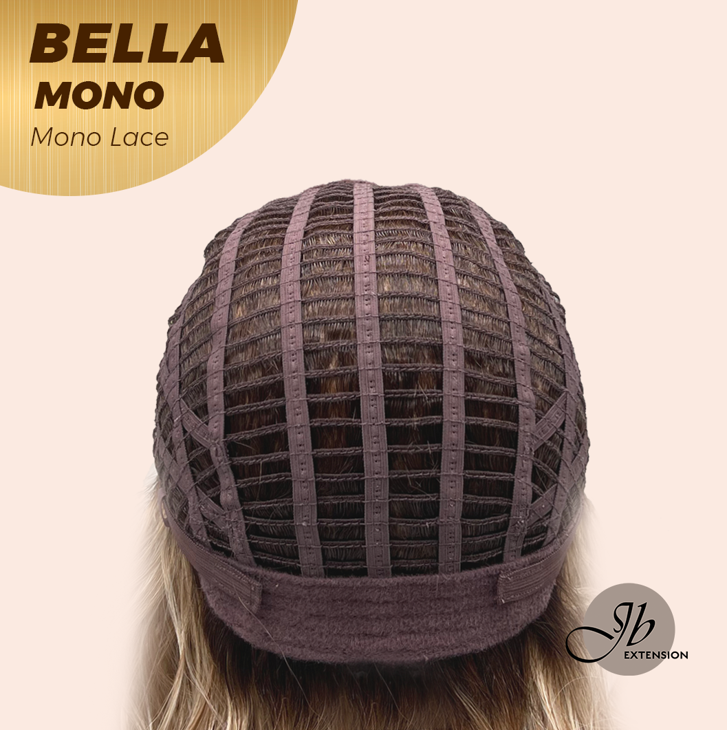 [PRE-ORDER] JBEXTENSION BELLA MONO Monofilament Handmade Wig 6X5 Full Monofilament Hand Tied Top Wig 15 Inches Peach Blonde Mono Lace Wig With Anti-slip Silicone Strips Glueless Wig BELLA MONO【BENDY EAR TABS】