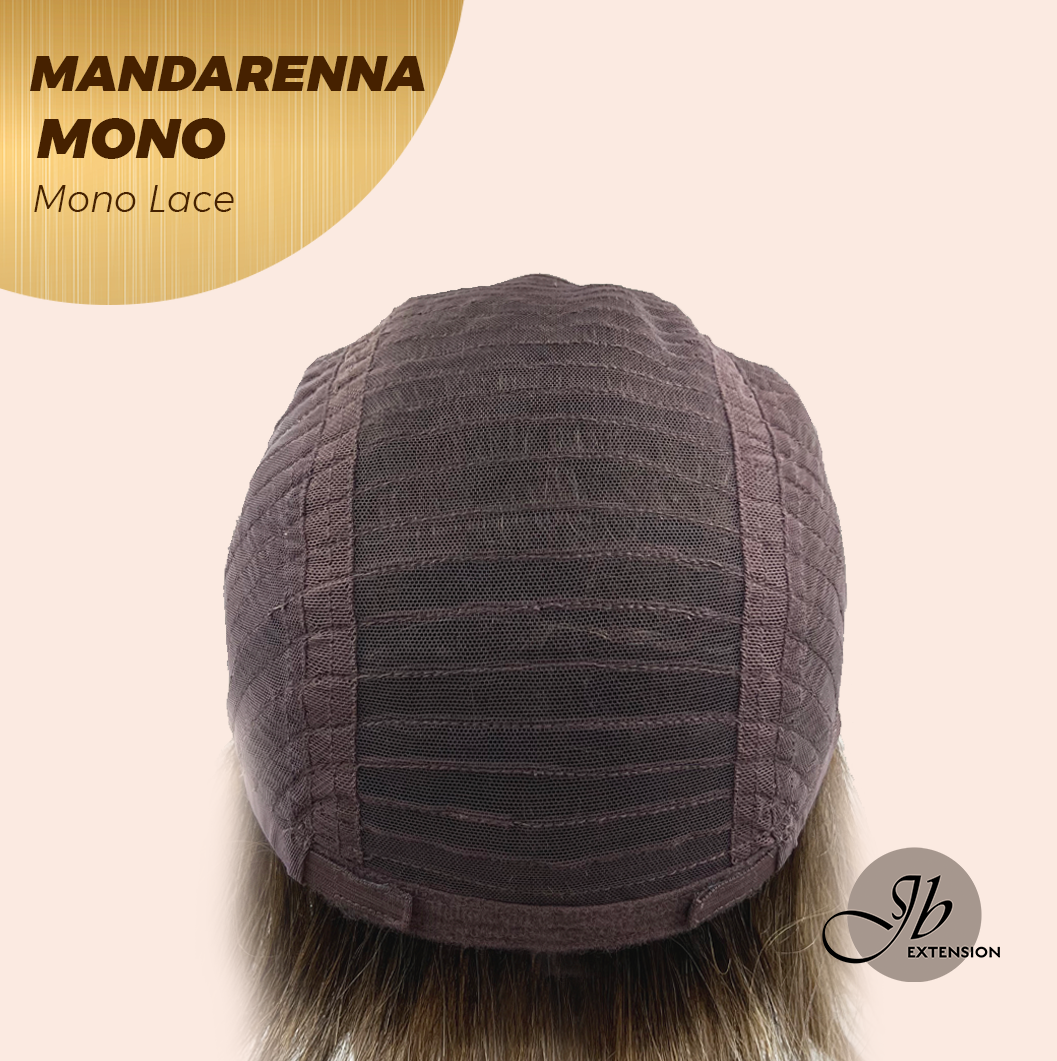 [PRE-ORDER] JBEXTENSION MANDARENNA MONO Monofilament Handmade Wig 6X5 Full Monofilament Hand Tied Top Wig 8 Inches Dark Blonde Mono Lace Handmade Futura Fiber Wig With Anti-slip Silicone Strips Glueless Wig MANDARENNA MONO【BENDY EAR TABS】