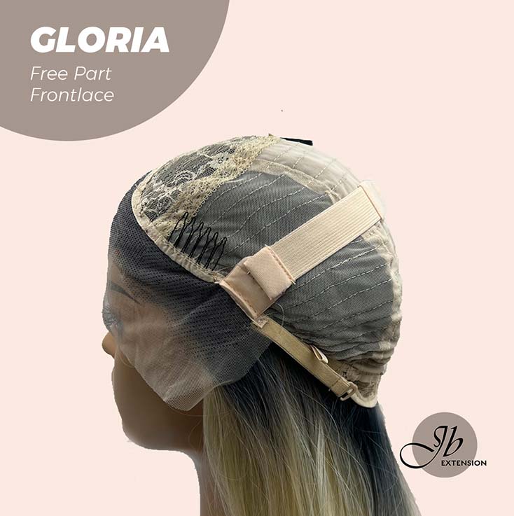 JBEXTENSION 30 Inches Blonde With Dark Root Extra Long Straight Lace Front Wig.Pre Plucked 6*14 HD Transparent Lace Frontal Glueless Wig GLORIA