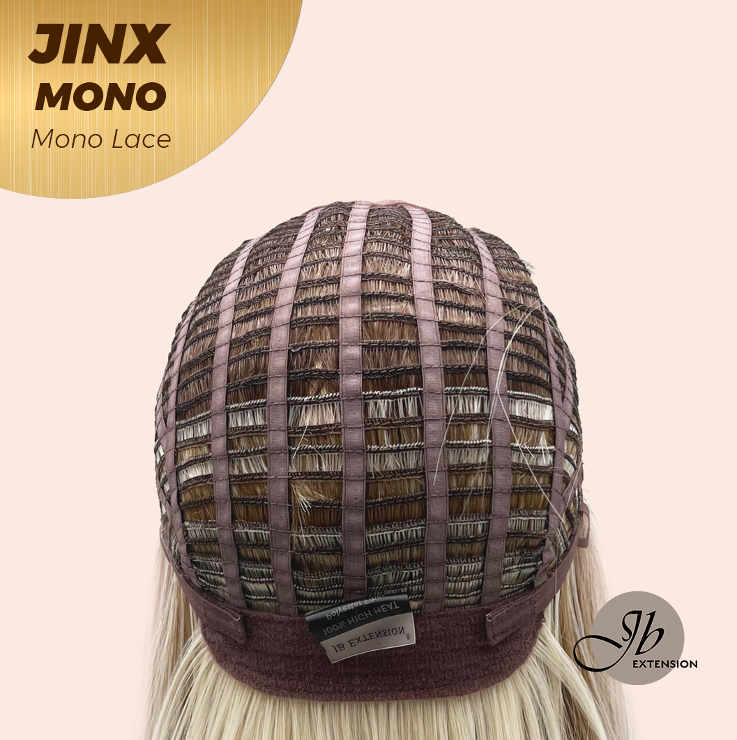 [PRE-ORDER] JBEXTENSION JINX MONO Monofilament Handmade Wig 6X5 Full Monofilament Hand Tied Top Wig 12 Inches Blonde Mono Lace Wig With Anti-slip Silicone Strips Glueless Wig JINX MONO【BENDY EAR TABS】