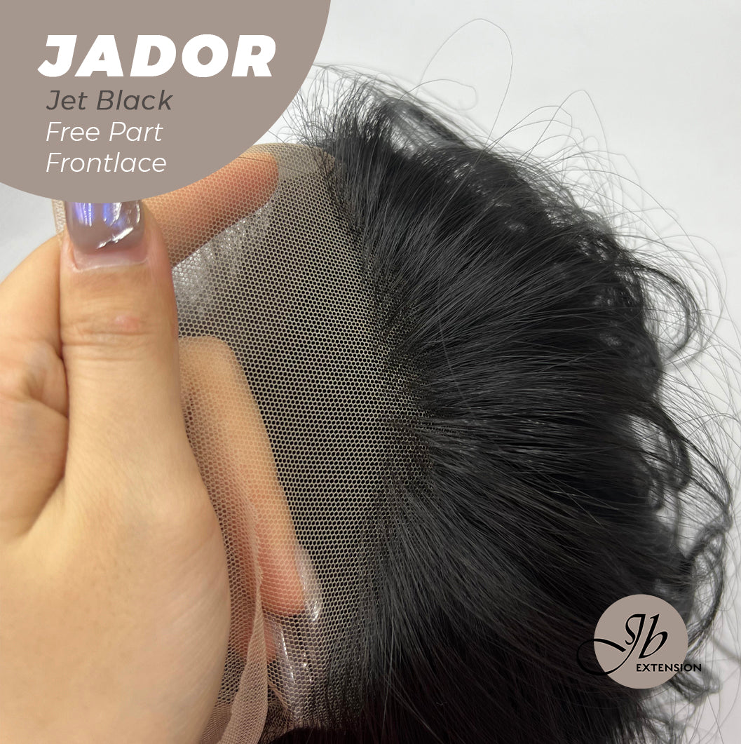 HOT OF SEASON -10 Inches Jet Black Curly Pre Plucked 13*3 HD Transparent Lace Frontal Swiss Lace Glueless Wig JADOR BLACK