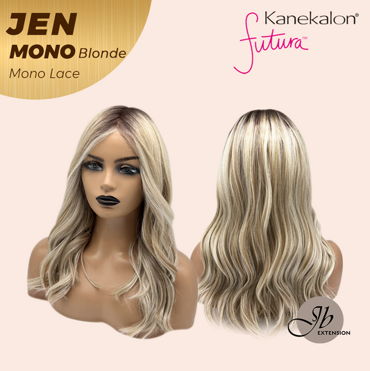 [PRE-ORDER] JBEXTENSION JEN MONO Monofilament Handmade Wig 6X5 Full Monofilament Hand Tied Top Wig 18 Inches Blonde Mono Lace Wig With Anti-slip Silicone Strips Glueless Wig JEN MONO BLONDE【BENDY EAR TABS】