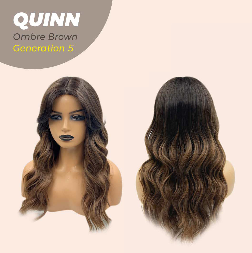 JBEXTENSION GENERATION FIVE 20 Inches Ombre Brown Body Wave Wig QUINN OMBRE BROWN G5