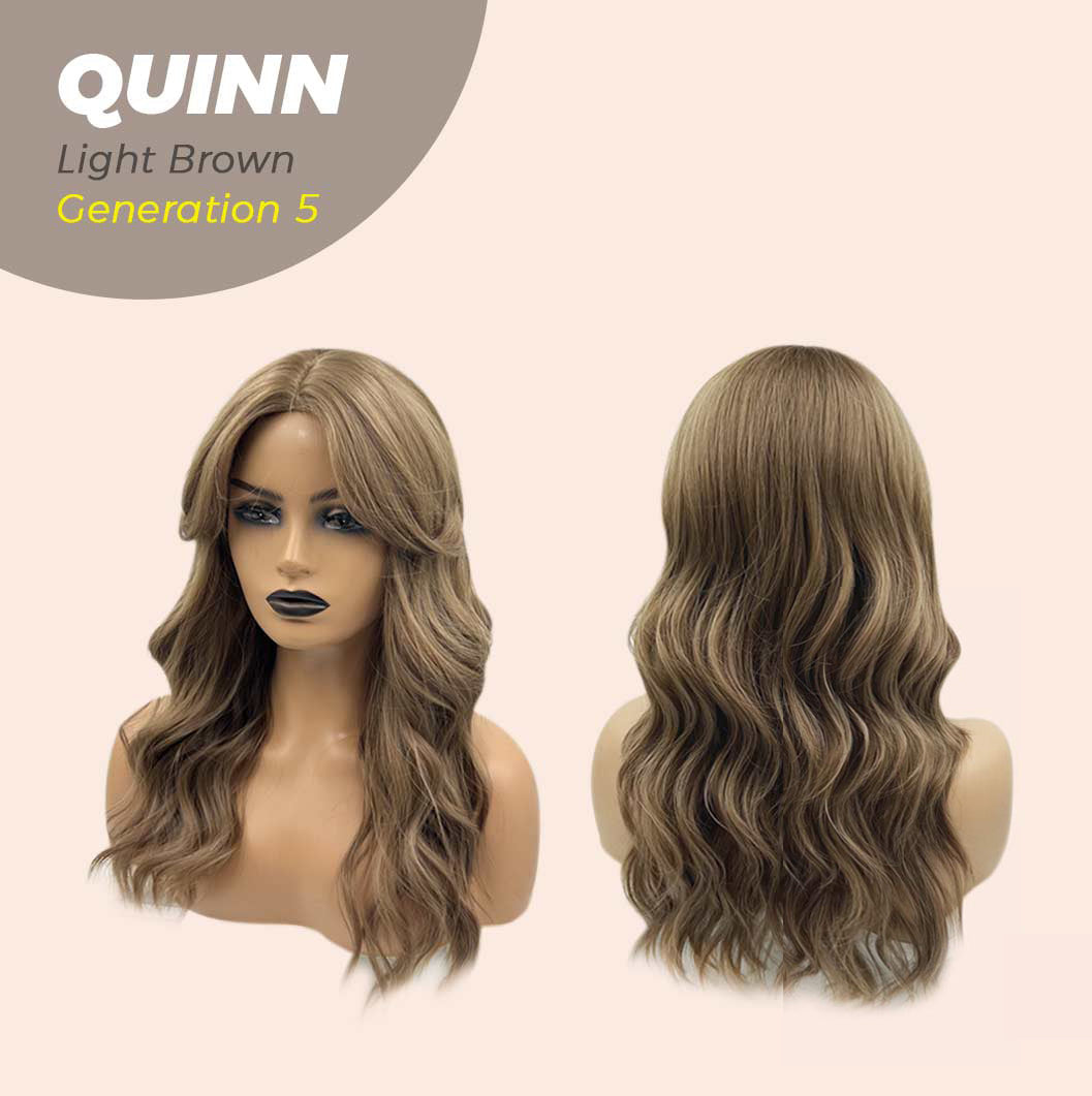 JBEXTENSION GENERATION FIVE 20 Inches Light Brown Body Wave Wig QUINN LIGHT BROWN G5
