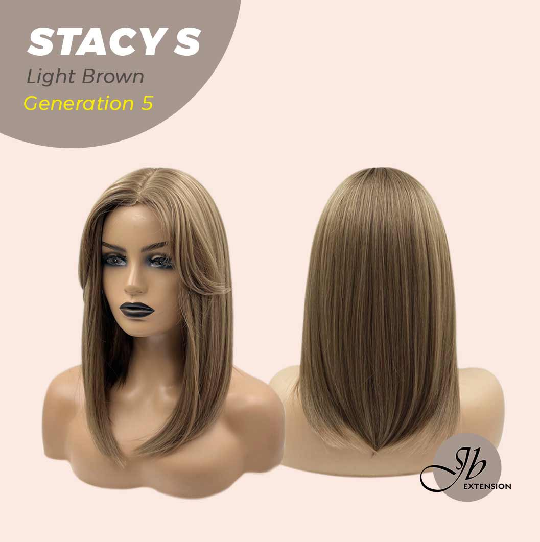 JBEXTENSION GENERATION FIVE 16 Inches Light Brown Straight Wig STACY S LIGHT BROWN