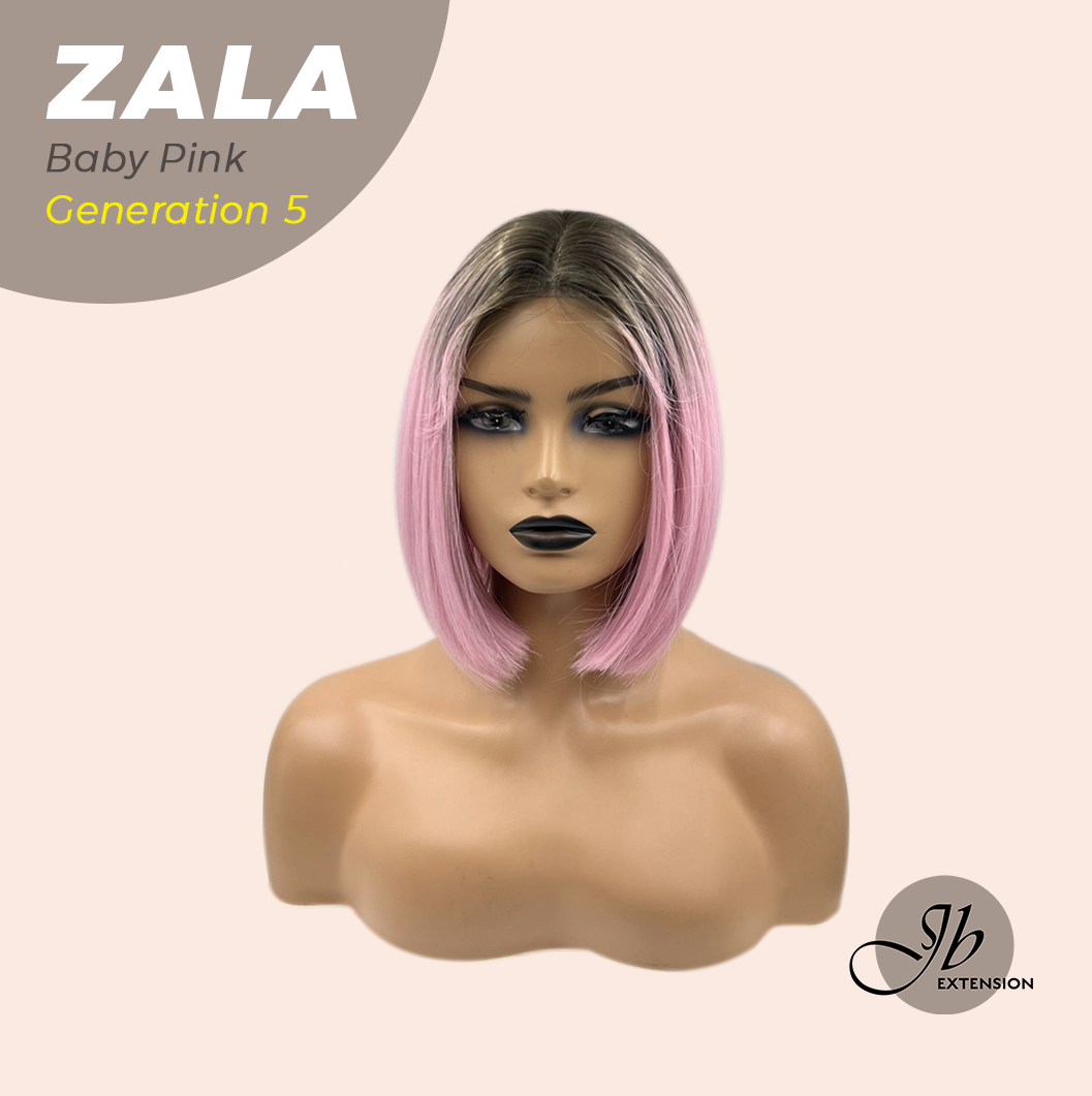 JBEXTENSION GENERATION FIVE 12 Inches Bob Cut Baby Pink Wig ZALA G5 BABY PINK
