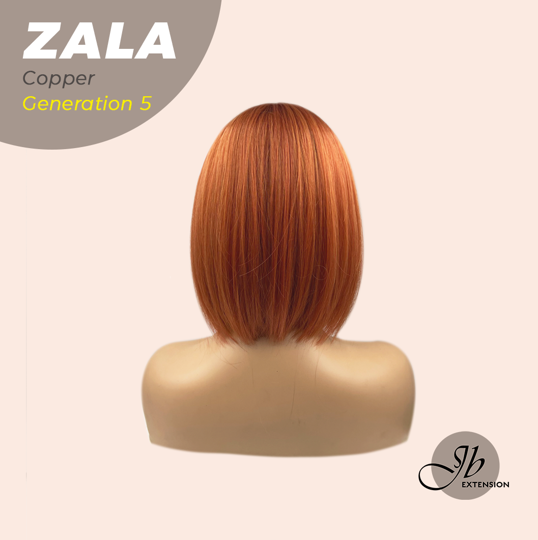 JBEXTENSION GENERATION FIVE 12 Inches Bob Cut Copper Wig ZALA G5 COPPER